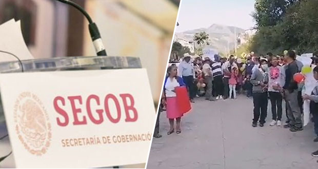 Segob federal destaca liberación de 3 por conflicto electoral de Coyomeapan
