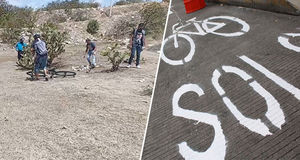 Vecinos de Tepalcayotl piden ciclopista para conectar con Cholula 