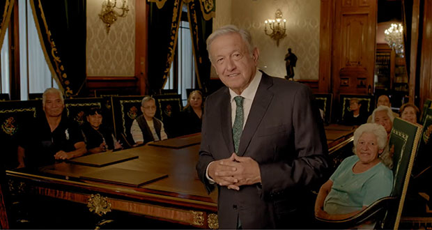 AMLO publica primer spot sobre cuarto informe; destaca pensiones