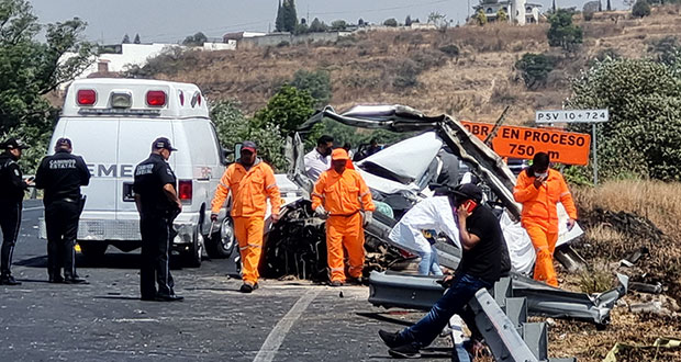 Accidentes carreteros en Puebla, con 178 muertos en 2021; 10% más que 2020: SCT