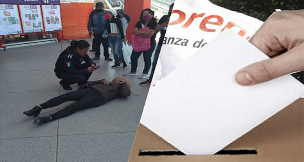 Morenista denuncia agresión por señalar presunta coacción de voto en Puebla