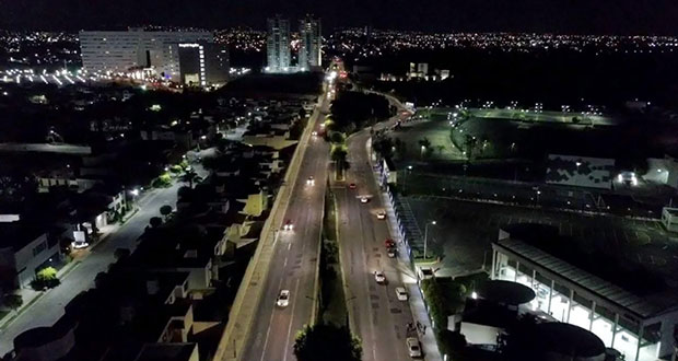 Ayuntamiento de Puebla moderniza luminarias en Cúmulo de Virgo