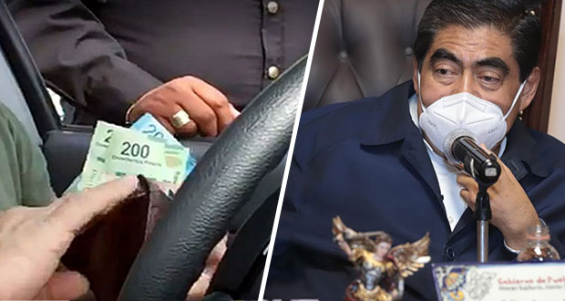 Barbosa llama a poblanos a evitar "mordidas"; “no den un solo peso”