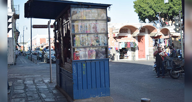 Segom notifica a casetas azules de periódicos en CH que serán reubicadas