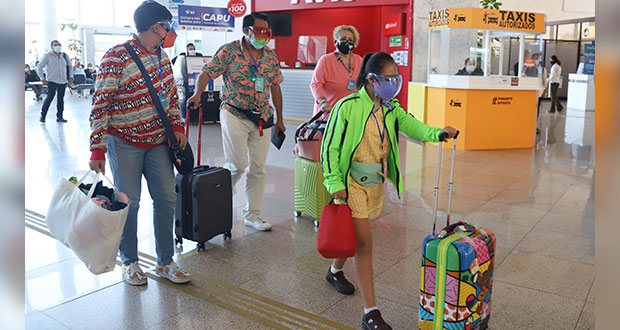 De enero a julio, sube 45.6% número de usuarios de aeropuerto de Puebla