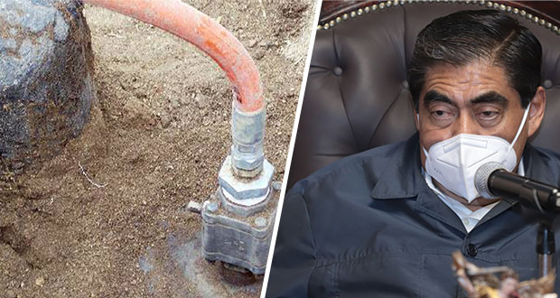 Desmantelamos bandas de huachigas en norte de Puebla, sin información de Pemex: Barbosa