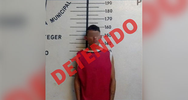 Detienen a conductor de motocicleta con reporte de robo en Cocoyotla 