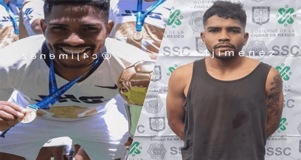 En CDMX, detienen por narcomenudeo a exjugador de Pumas