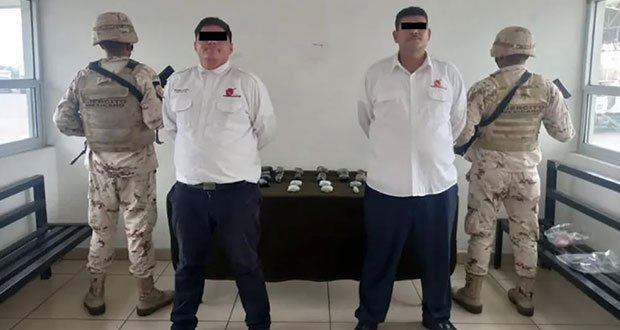Ejército y GN aseguran posible fentanilo en Sonora; 2 detenidos
