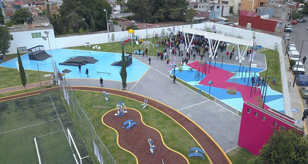 Entregan parque rehabilitado en la Romero Vargas; invierten 5 mdp