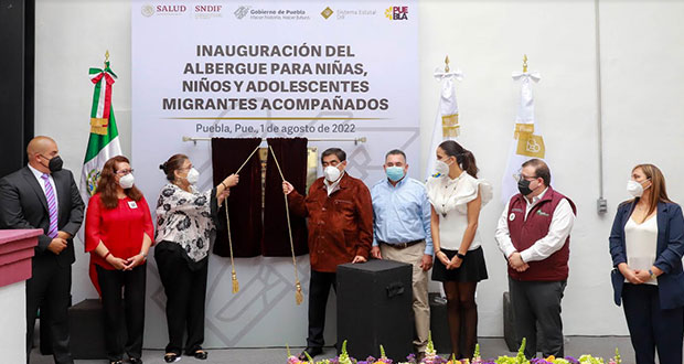 Gobierno de Puebla inaugura albergue para infantes migrantes acompañados