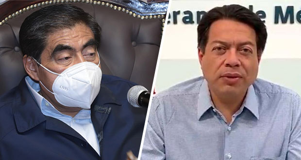 Mandatario poblano defiende que dirigente nacional de Morena termine su periodo