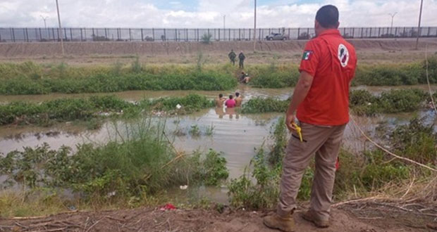 Niña migrante muere al intentar cruzar río Bravo con su madre