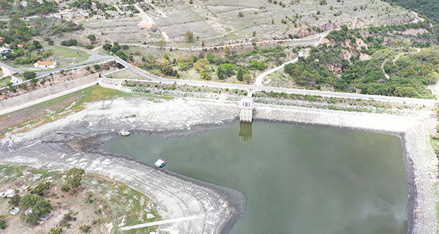 Pese a lluvias, presa de Valsequillo sigue en rojo; tiene 24% de capacidad