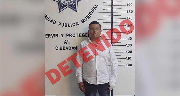 Policía de San Pedro recupera auto robado y asegura a conductor