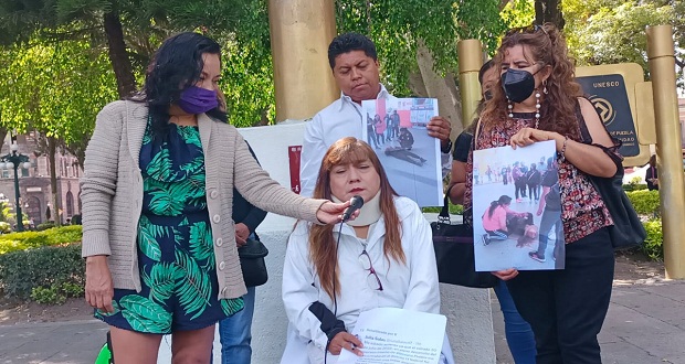 Agredida en elección de consejeros de Morena en Puebla denunciará a policías