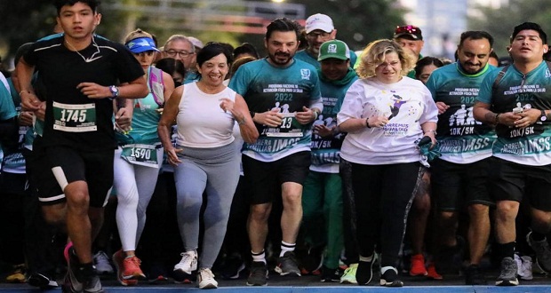 Con carrera familiar de 5 y 10 km, IMSS impulsa activación cívica