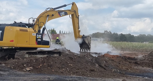 Pemex inhabilita permanentemente toma clandestina que explotó en Amozoc