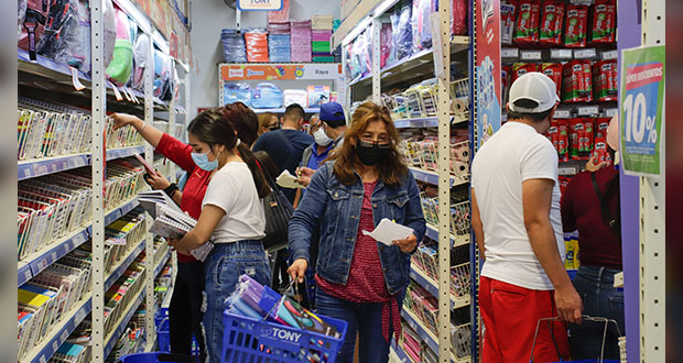 Por regreso a clases, Canaco prevé derrama en Puebla de 3,369 mdp; 7% más