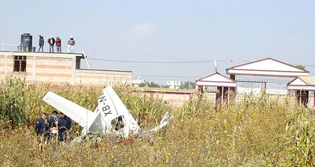 Avioneta se desploma en Otzolotepec, Edomex; tres muertos