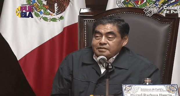 Acciones penales por desplome de tanque elevado en Texmelucan: Barbosa