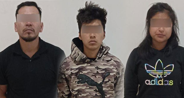 Capturan a banda dedicada al robo de autos en Texmelucan