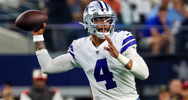 Dak Prescott, de Cowboys, quedará fuera semanas por operación