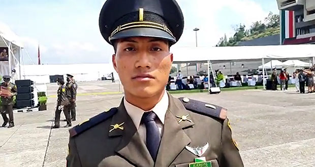 David Pérez, nuevo Subteniente de Intendencia del Ejército Mexicano
