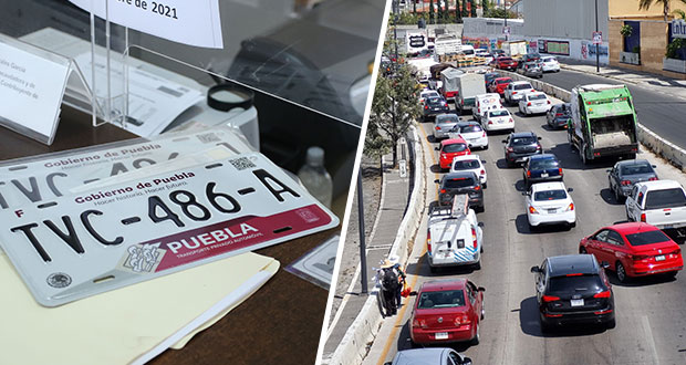 Faltan por reemplacarse 186 mil autos en Puebla; en 2023, será obligatorio