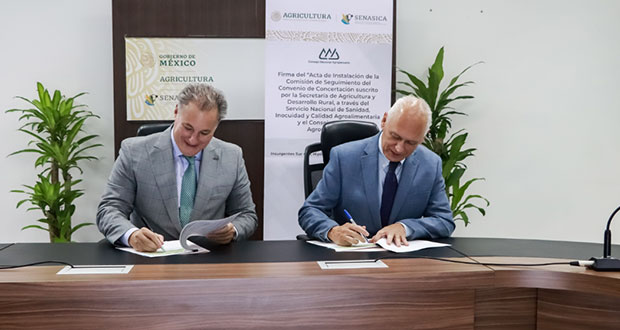 Forman Agricultura e industria grupos de trabajo permanentes para fortalecer la sanidad e inocuidad agroalimentaria del país