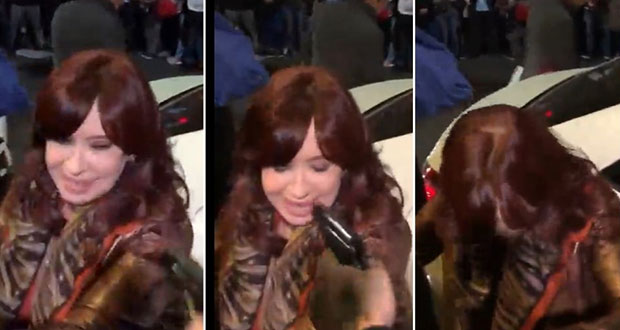 Intentan disparar a Cristina Fernández, vicepresidenta de Argentina