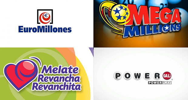 Loterías EuroMillones, PowerBall, Mega Millions y Melate