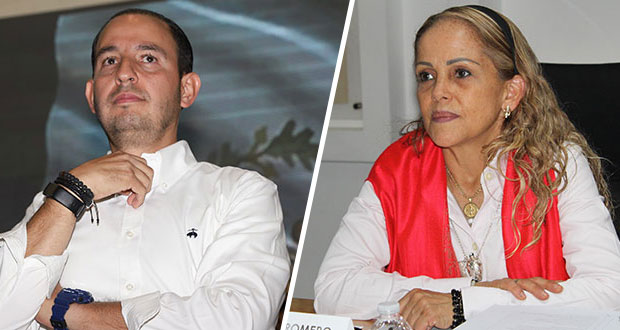 Marko Cortés violenta la ley al pedir a Rivera promocionarse en Puebla: Rivera