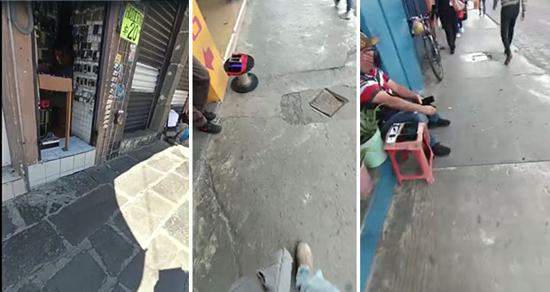 Persiste venta de celulares “robados” en 8 Poniente; piden vigilancia