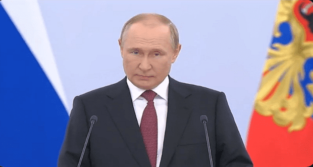 Putin anexa territorio ucraniano a Rusia; ya se firman tratados