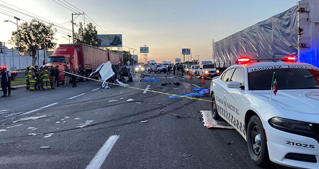 Terrible accidente en carretera de Guanajuato deja 7 muertos