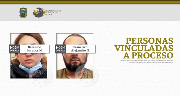 Detienen y vinculan a proceso dos por extorsión en Puebla capital