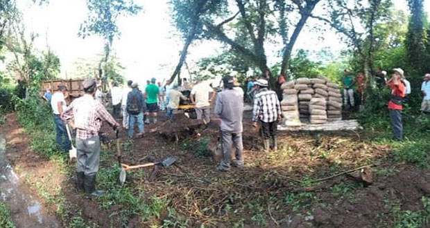 Vecinos de Jopala se organizan para captar agua potable: Antorcha