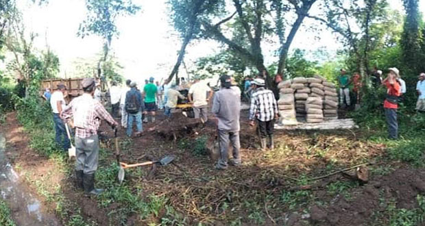 Vecinos de Jopala se organizan para captar agua potable: Antorcha 