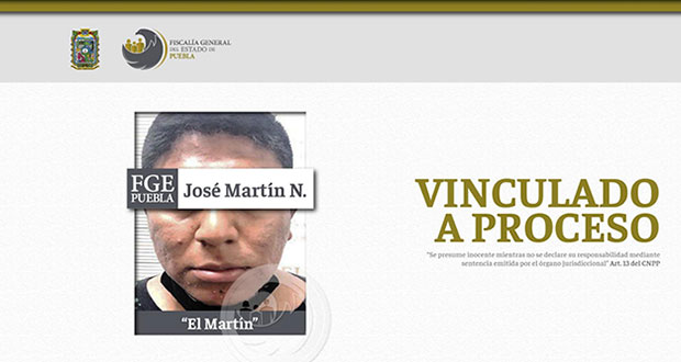 Vinculan a proceso a sujeto por homicidio en Tehuacán