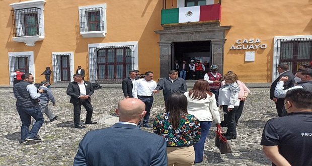 Por simulacro sísmico nacional, evacúan a 84 trabajadores de Casa Aguayo