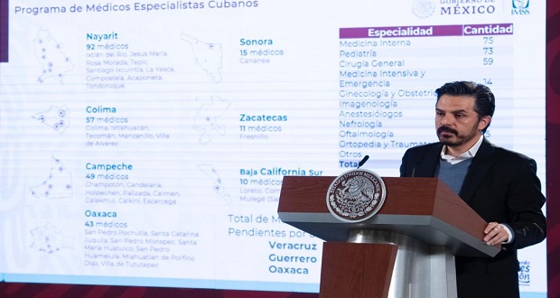 Llegan 277 médicos especialistas de Cuba para reforzar salud: IMSS