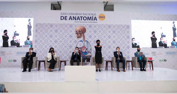 Cedillo inaugura congreso de anatomía y concurso de morfología en BUAP