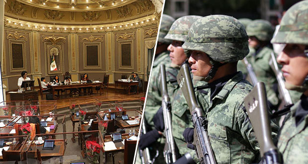 Congreso de Puebla priorizará aprobar que Ejército siga en calles hasta 2028