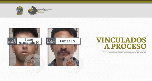 Vinculan a proceso dos sujetos por homicidio en Atlixco