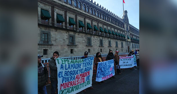 Pueblos originarios de Puebla piden no más concesiones mineras y reunión con AMLO