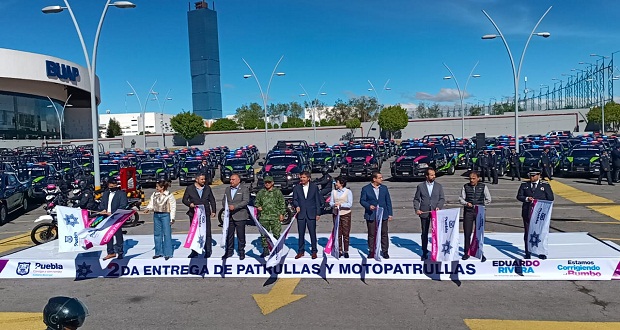 Entrega Rivera 311 nuevas patrullas con inversión de 180 mdp; 58% de la meta