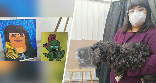 Yerani, artista que volvió amenaza en fortaleza, expondrá en Casa de Cultura