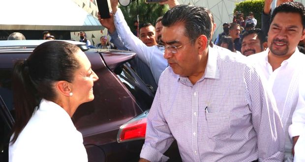 Reafirma Sergio Salomón trabajo conjunto con Sheinbaum para consolidar la 4T con gobiernos de Morena