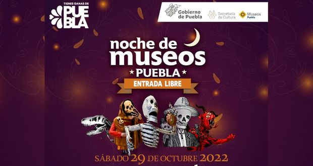 Celebra Día de Muertos con la “Noche de Museos” en Puebla